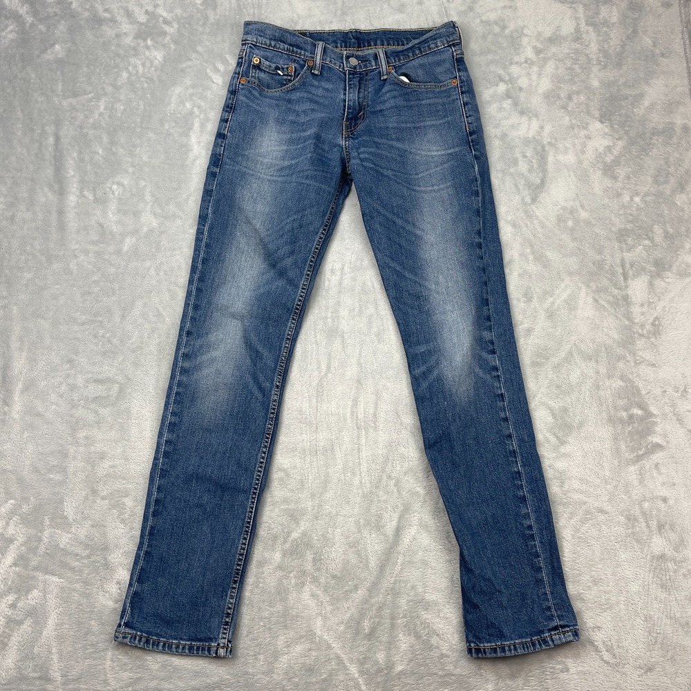 Levi's Blue Straight Leg Jeans for Women